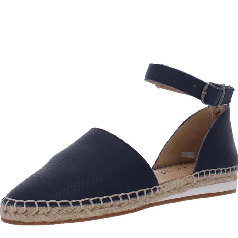 Women's Navy Espadrille Flats